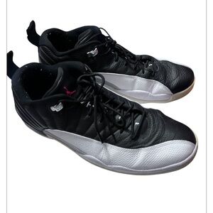 Nike Air Jordan 12 XII Retro Low Playoffs Black White Sz 14 Sneakers 308317-004